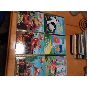 Little Golden Books Preschool Reading Lot Blaze, Bubble Guppies, Team Umizoomi
